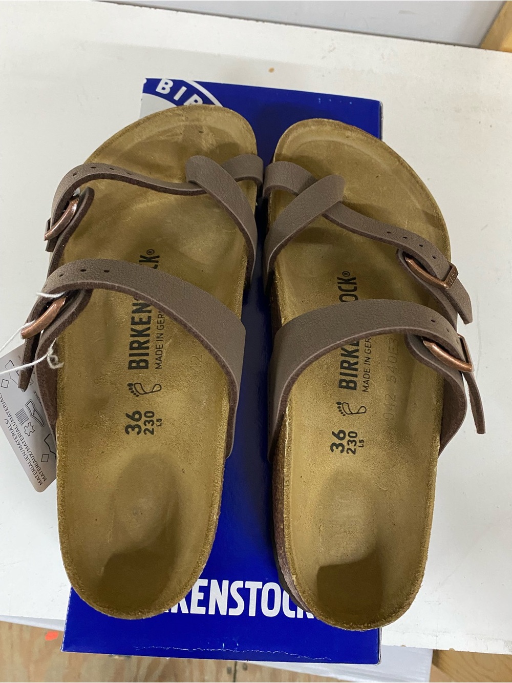 Birkenstock Mayari Sandals Mocca – Regular Fit, EVA Sole, Genuine Leather